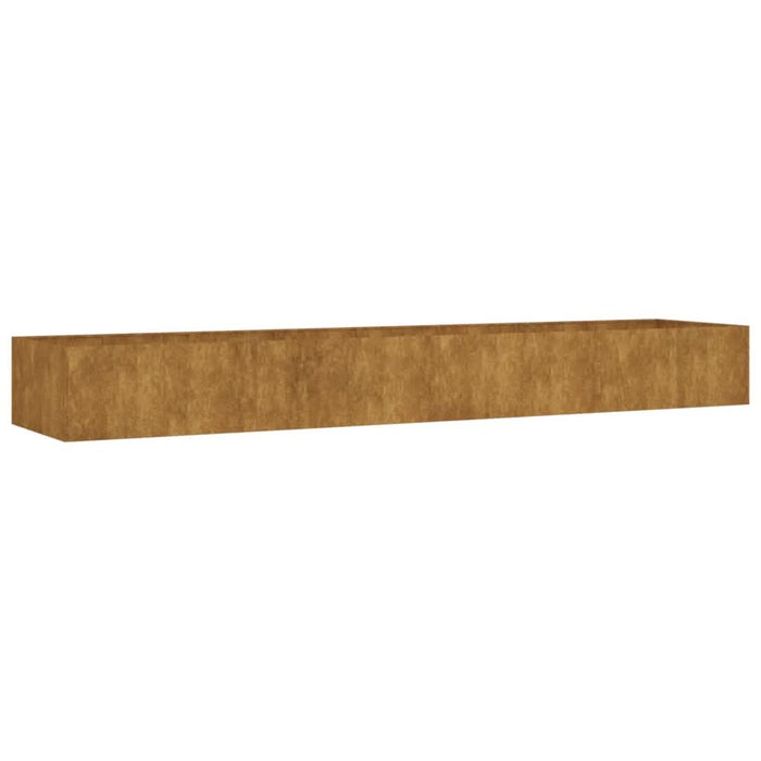 Strat înălțat de grădină, 360x80x40 cm, oțel corten - WALTI WALTI