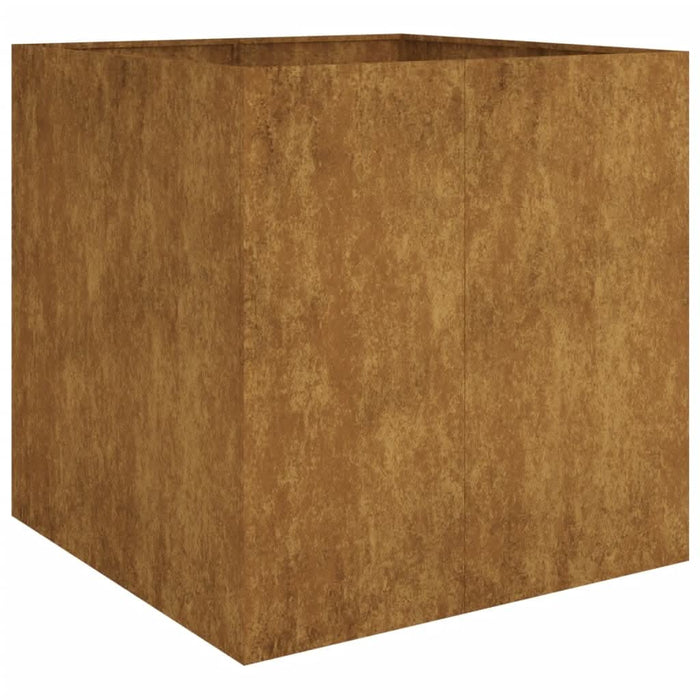 Jardinieră, 80x80x80 cm, oțel corten - WALTI WALTI