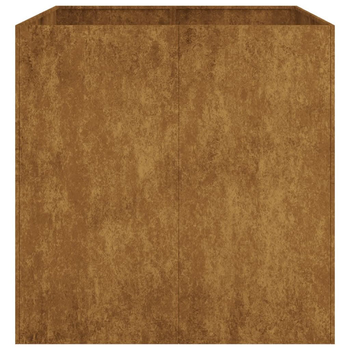 Jardinieră, 80x80x80 cm, oțel corten - WALTI WALTI
