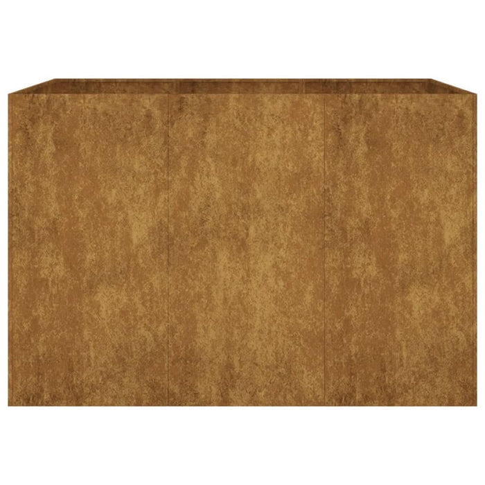 Strat înălțat de grădină, 120x80x80 cm, oțel corten - WALTI WALTI