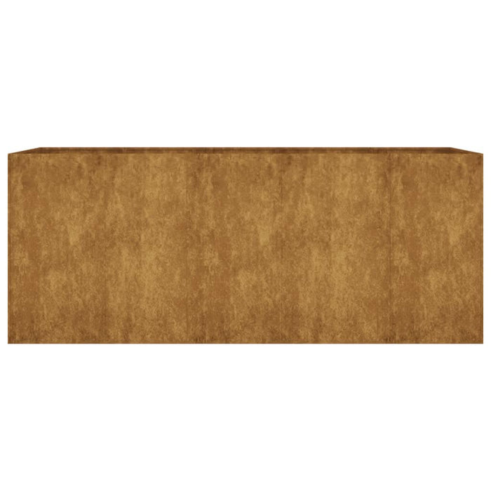 Strat înălțat de grădină, 200x80x80 cm, oțel corten - WALTI WALTI