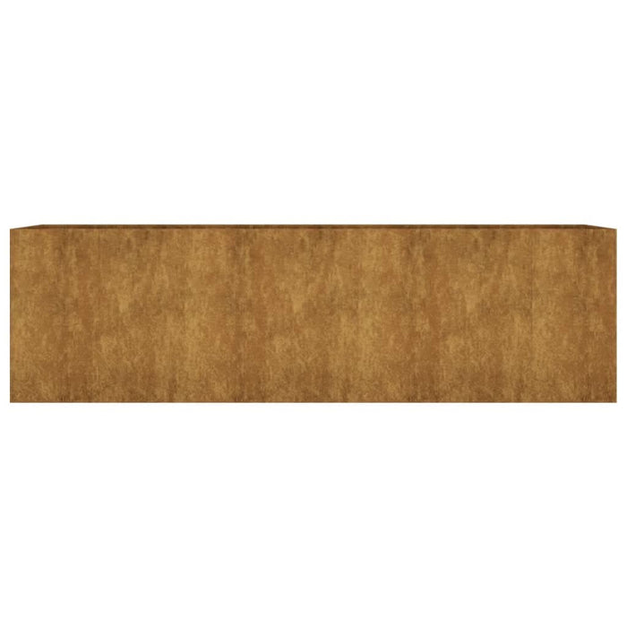 Strat înălțat de grădină, 280x80x80 cm, oțel corten - WALTI WALTI