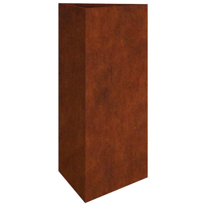 Jardinieră de grădină, 40x34,5x75 cm, oțel corten - WALTI WALTI
