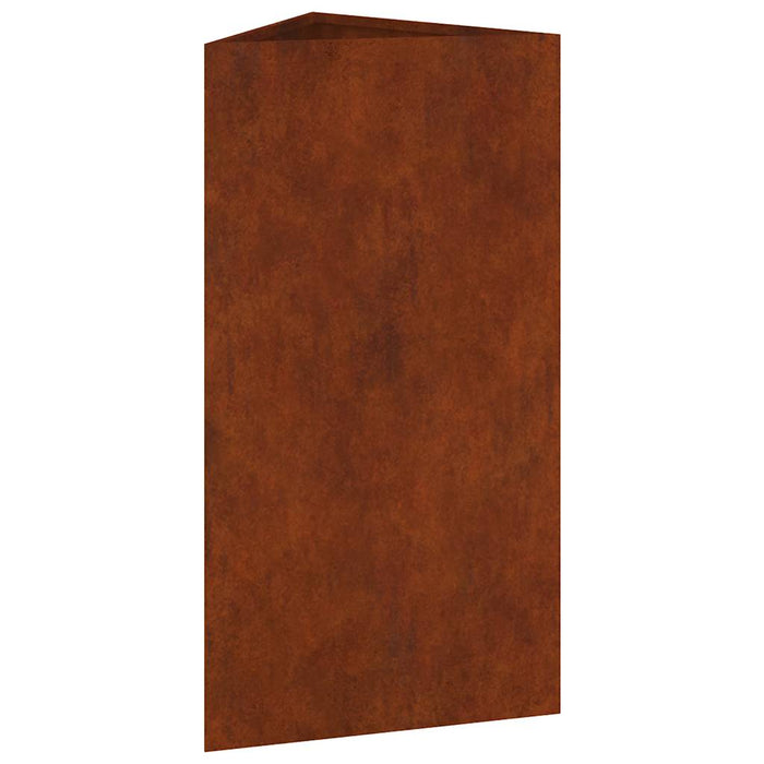 Jardinieră de grădină, 40x34,5x75 cm, oțel corten - WALTI WALTI