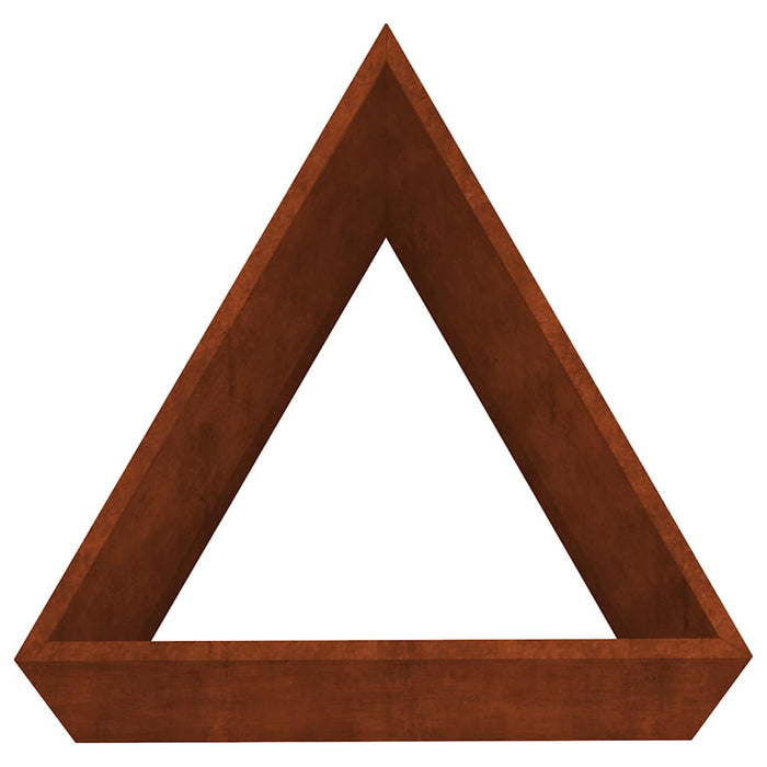 Jardinieră de grădină, 40x34,5x75 cm, oțel corten - WALTI WALTI