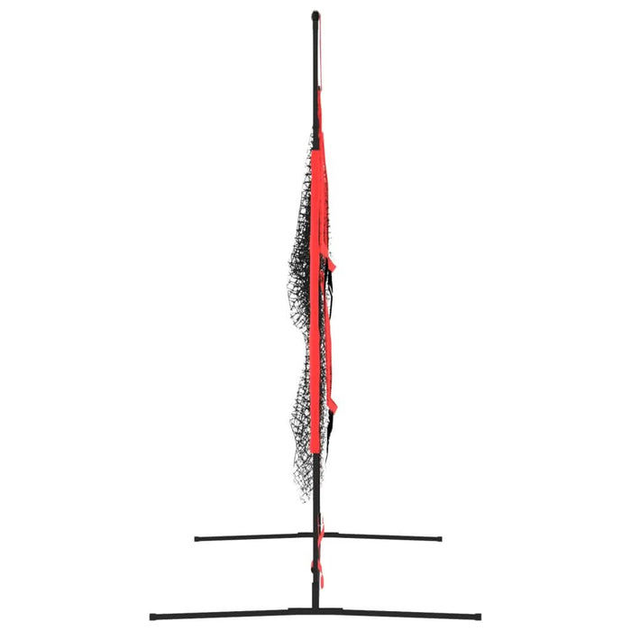 Plasă de baseball portabilă negru/roșu 183x105x183 cm poliester - WALTI WALTI