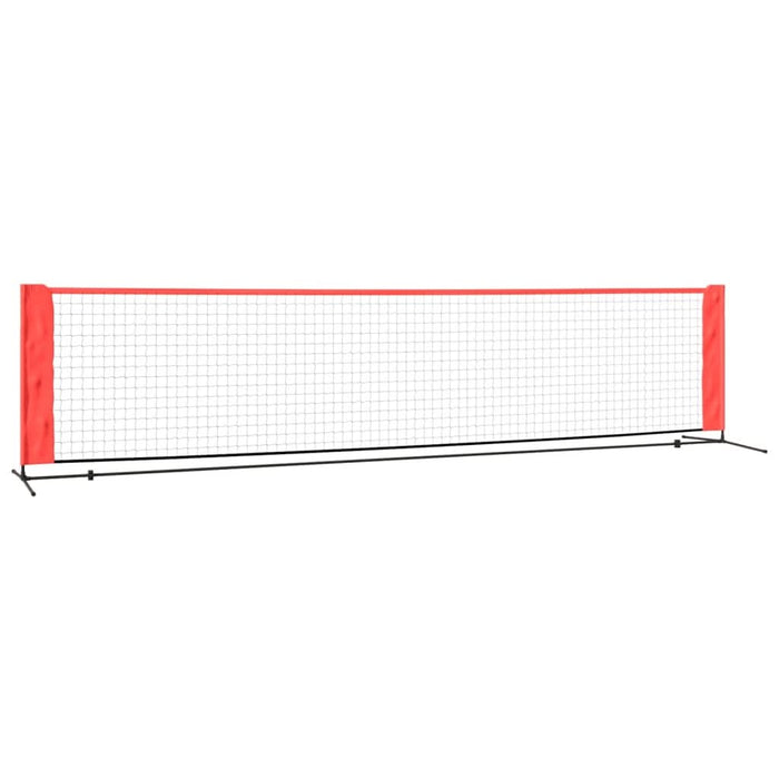 Plasă de tenis, negru și roșu, 400x100x87 cm, poliester - WALTI WALTI