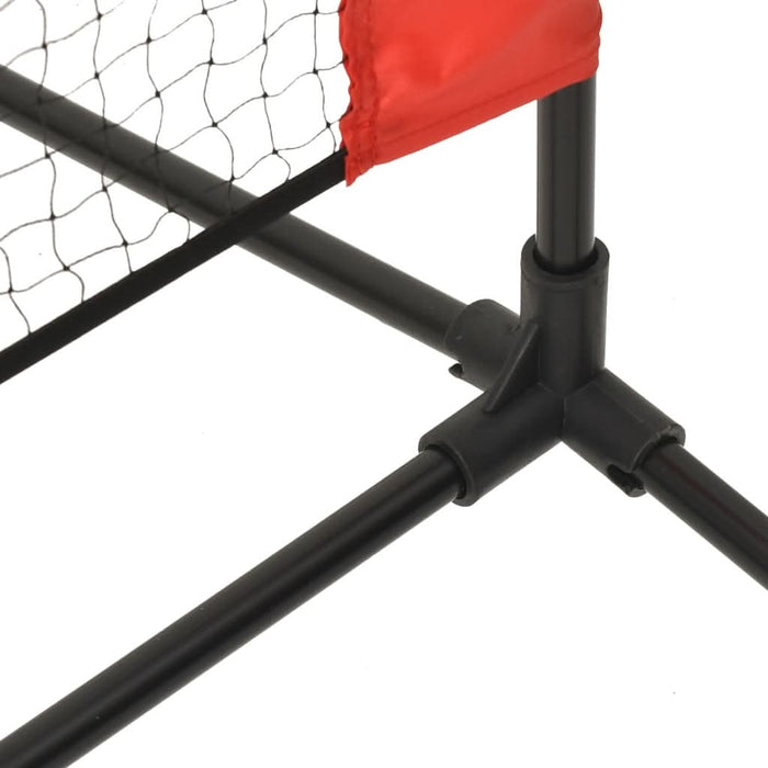 Plasă de tenis, negru și roșu, 400x100x87 cm, poliester - WALTI WALTI