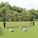 Plasă rebounder fotbal, negru și galben 183x85x120 cm poliester - WALTI WALTI