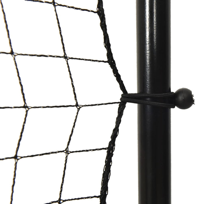 Plasă de ricoșeu fotbal, negru, 366x90x183 cm, HDPE - WALTI WALTI