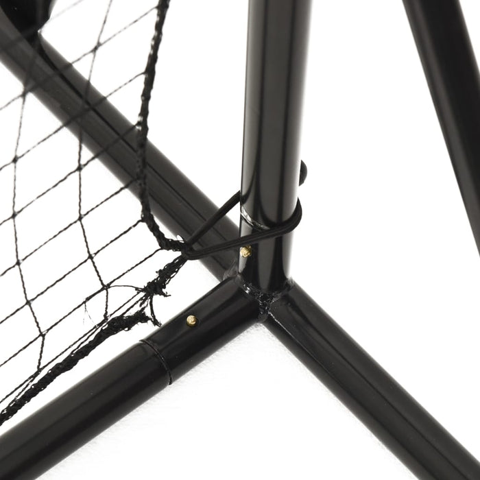 Plasă de ricoșeu fotbal, negru, 366x90x183 cm, HDPE - WALTI WALTI