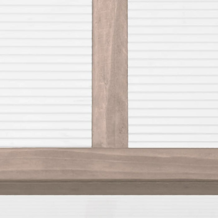 Seră, gri, 110x58,5x39 cm, lemn de brad - WALTI WALTI
