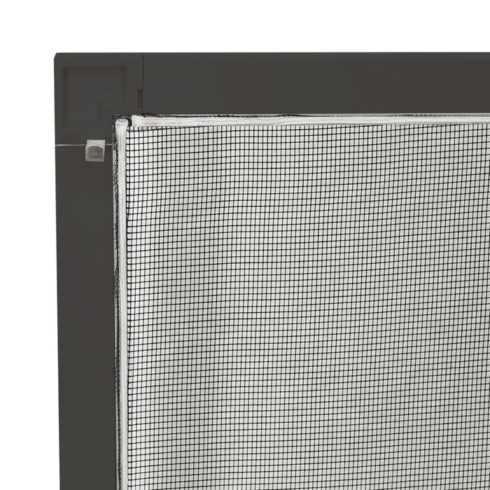 Plasă de insecte pentru ferestre, antracit, 80x120 cm WALTI