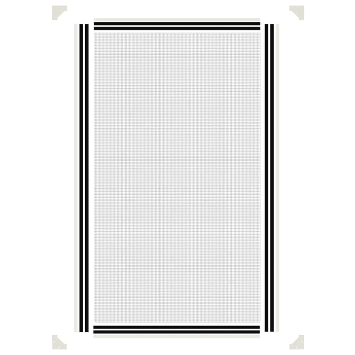 Plasă insecte magnetică pentru ferestre, alb, 80x140 cm - WALTI WALTI