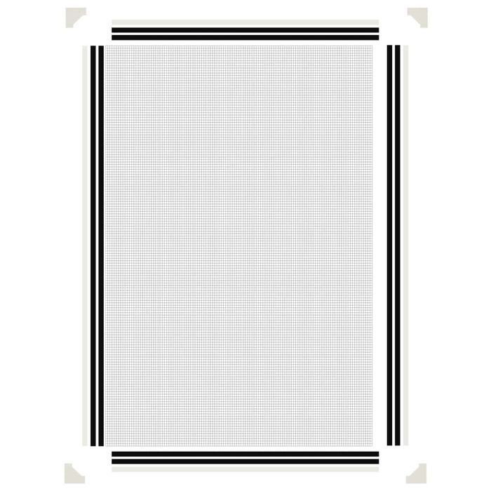 Plasă insecte magnetică pentru ferestre, alb, 80x120 cm - WALTI WALTI