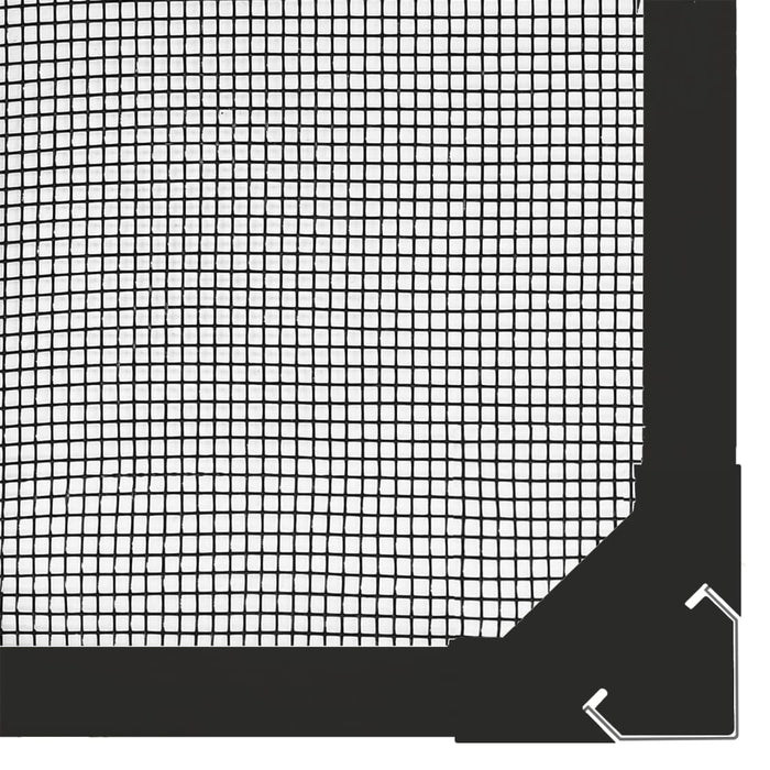 Plasă insecte magnetică pentru ferestre, antracit, 120x140 cm - WALTI WALTI
