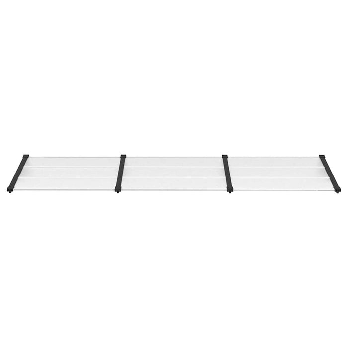 Copertină de ușă, negru și transparent 297,5x90 cm policarbonat - WALTI WALTI