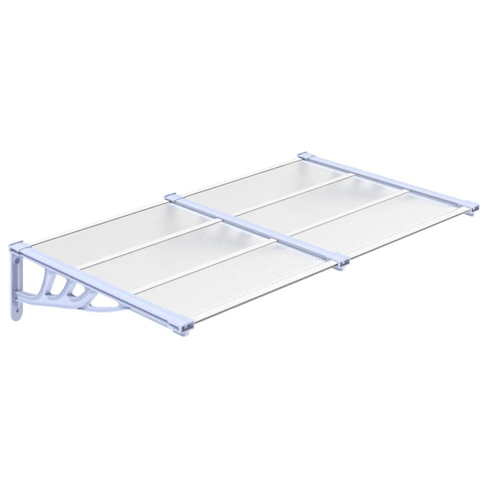 Copertină de ușă, gri și transparent, 152,5x90 cm, policarbonat - WALTI WALTI