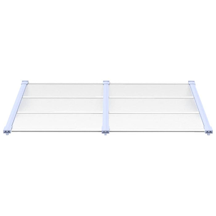 Copertină de ușă, gri și transparent, 152,5x90 cm, policarbonat - WALTI WALTI