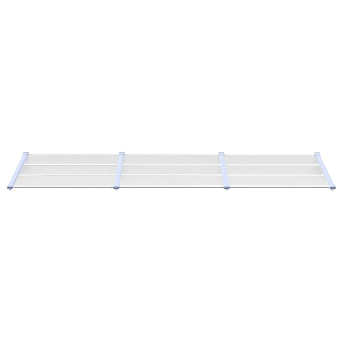 Copertină de ușă, gri și transparent, 297,5x90 cm, policarbonat - WALTI WALTI