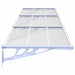 Copertină de ușă, gri și transparent, 358,5x90 cm, policarbonat - WALTI WALTI