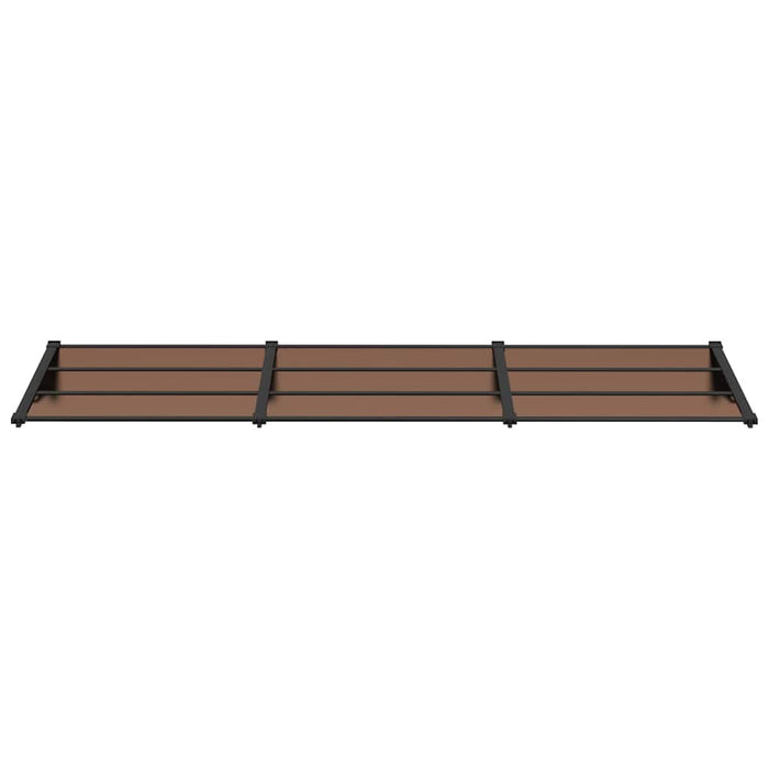 Copertină de ușă, negru, 297,5x90 cm, policarbonat - WALTI WALTI