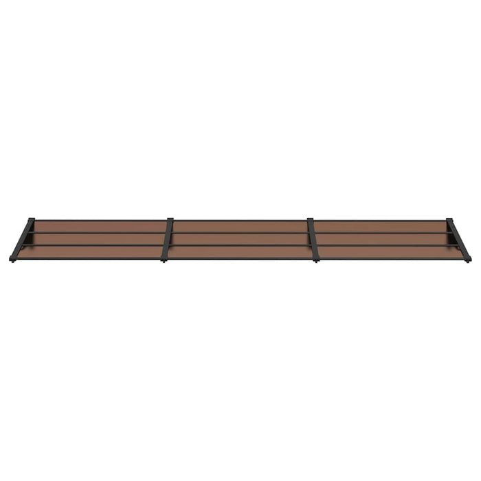 Copertină de ușă, negru, 358,5x90 cm, policarbonat - WALTI WALTI