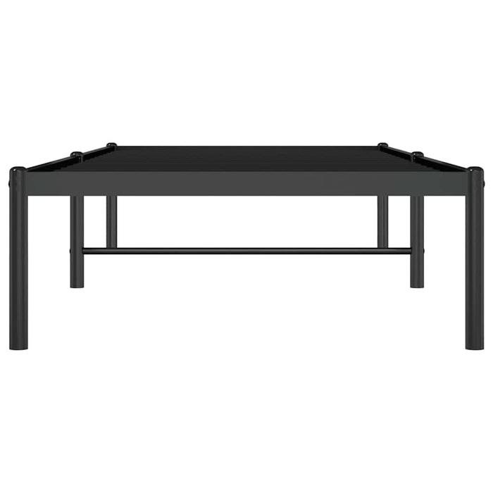 Cadru pat metalic, negru, 75x190 cm - WALTI WALTI