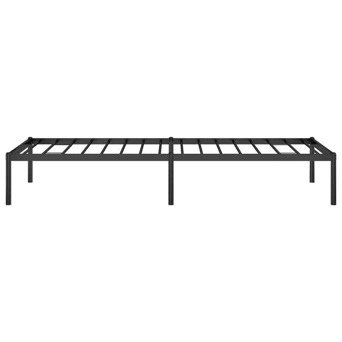 Cadru pat metalic, negru, 75x190 cm - WALTI WALTI