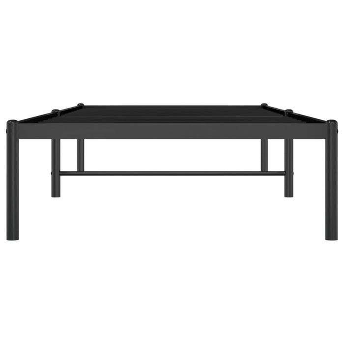 Cadru pat metalic, negru, 80x200 cm - WALTI WALTI