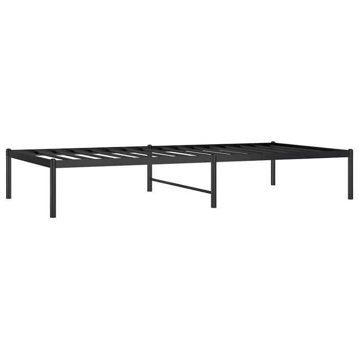Cadru pat metalic, negru, 90x190 cm - WALTI WALTI