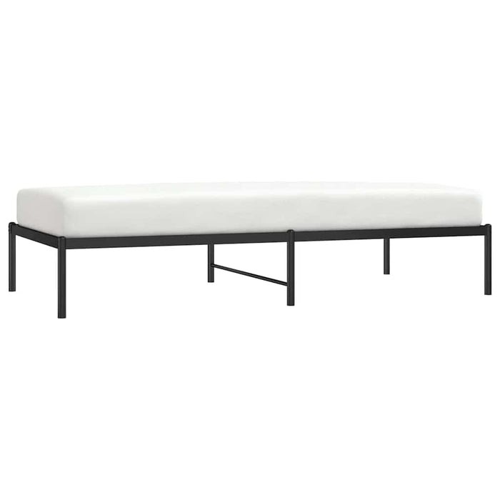 Cadru pat metalic, negru, 90x190 cm - WALTI WALTI