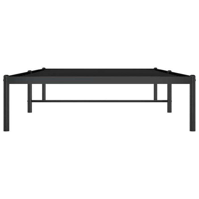 Cadru pat metalic, negru, 100x190 cm - WALTI WALTI