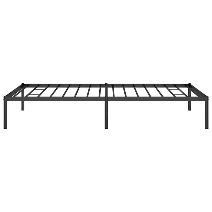 Cadru pat metalic, negru, 100x190 cm - WALTI WALTI