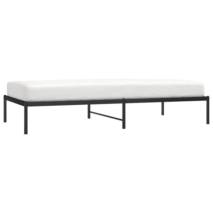 Cadru pat metalic, negru, 100x200 cm - WALTI WALTI