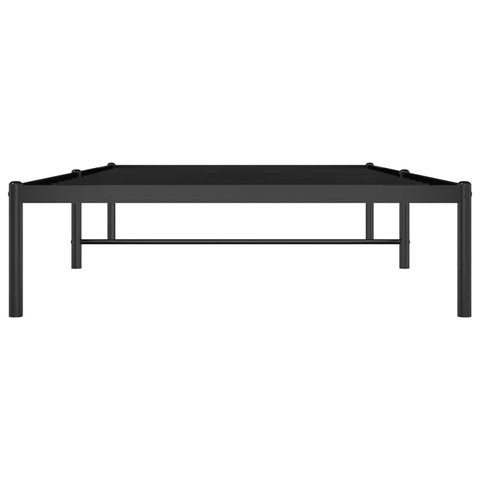 Cadru pat metalic, negru, 100x200 cm - WALTI WALTI