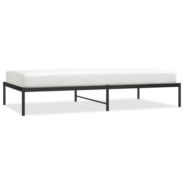 Cadru pat metalic, negru, 107x203 cm - WALTI WALTI