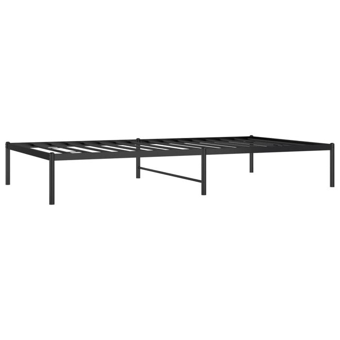 Cadru pat metalic, negru, 107x203 cm - WALTI WALTI