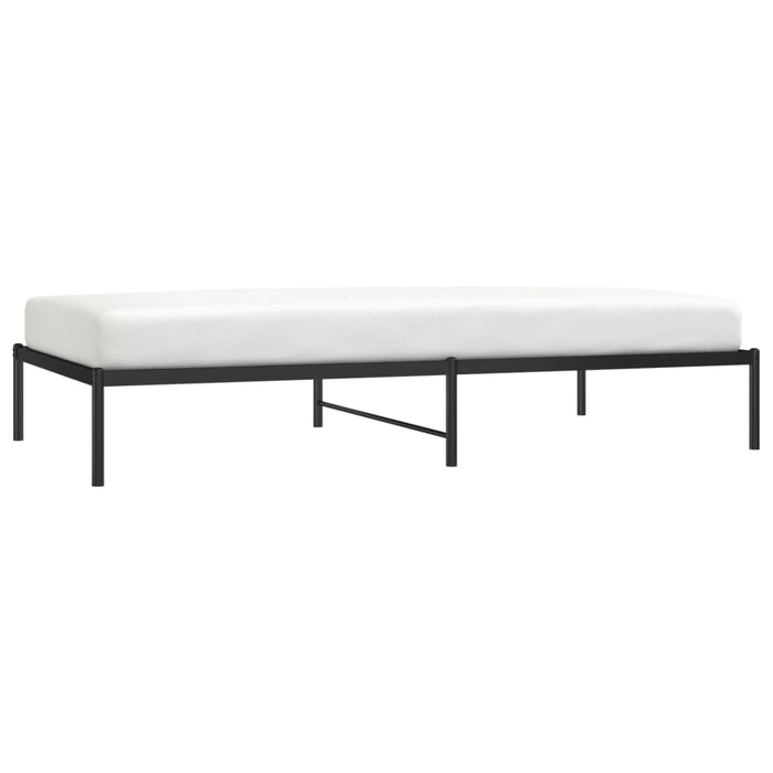 Cadru pat metalic, negru, 107x203 cm - WALTI WALTI