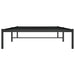 Cadru pat metalic, negru, 107x203 cm - WALTI WALTI