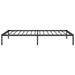 Cadru pat metalic, negru, 107x203 cm - WALTI WALTI
