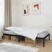 Cadru pat metalic, negru, 107x203 cm - WALTI WALTI