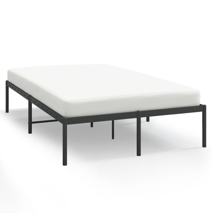 Cadru pat metalic, negru, 120x190 cm - WALTI WALTI