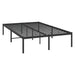 Cadru pat metalic, negru, 135x190 cm - WALTI WALTI