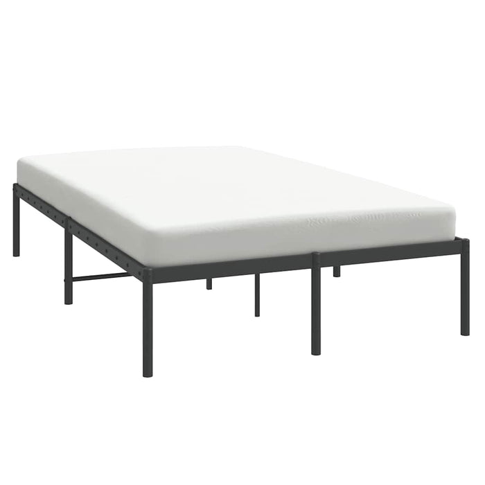 Cadru pat metalic, negru, 135x190 cm - WALTI WALTI