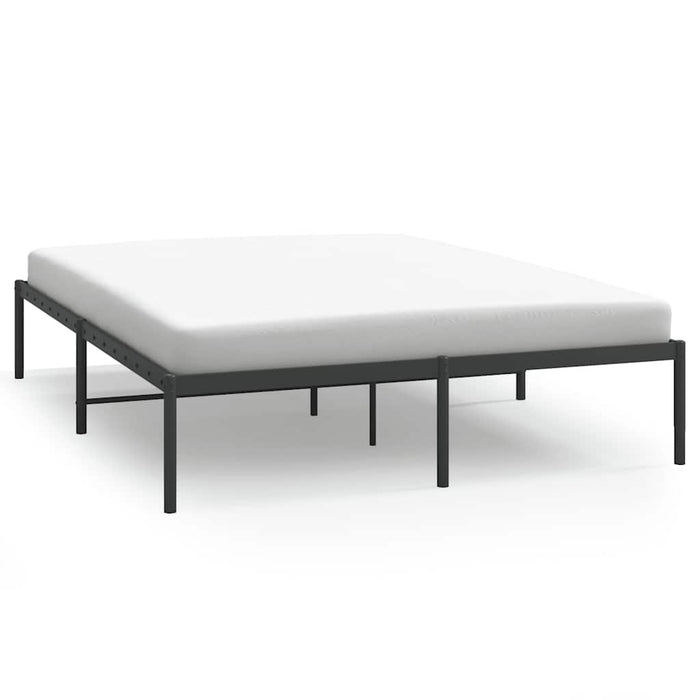 Cadru pat metalic, negru, 140x200 cm - WALTI WALTI