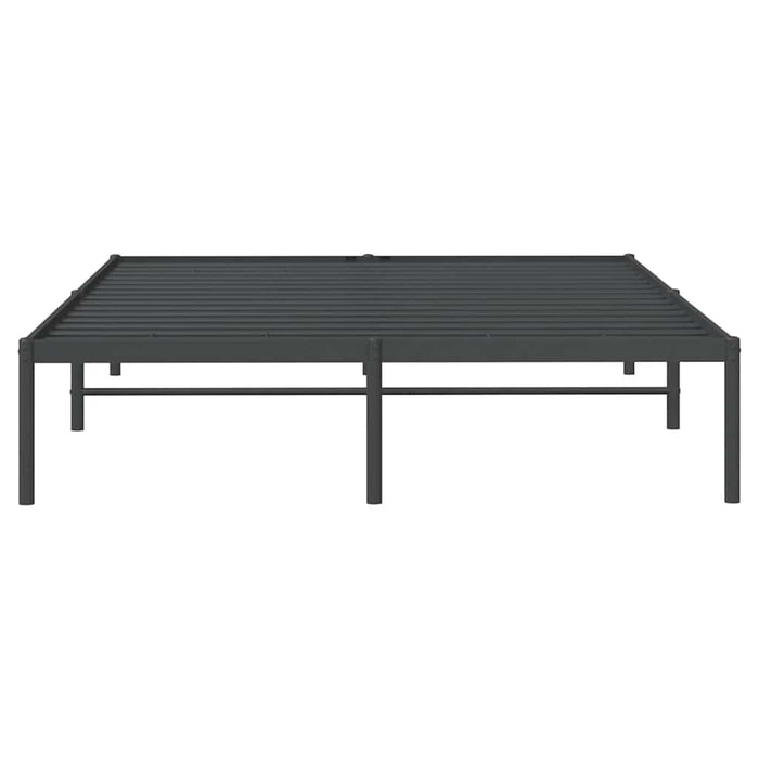 Cadru pat metalic, negru, 140x200 cm - WALTI WALTI