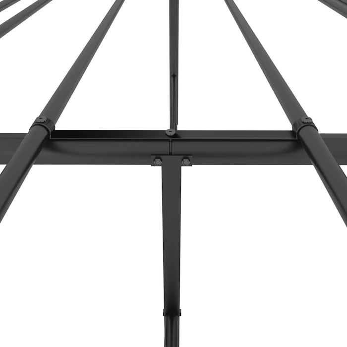 Cadru pat metalic, negru, 140x200 cm - WALTI WALTI