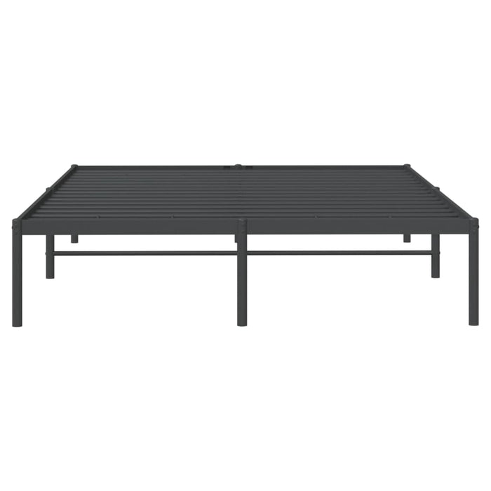 Cadru pat metalic, negru, 160x200 cm - WALTI WALTI