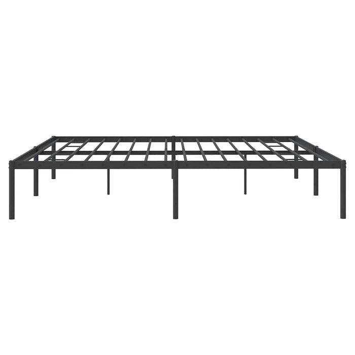 Cadru pat metalic, negru, 200x200 cm - WALTI WALTI